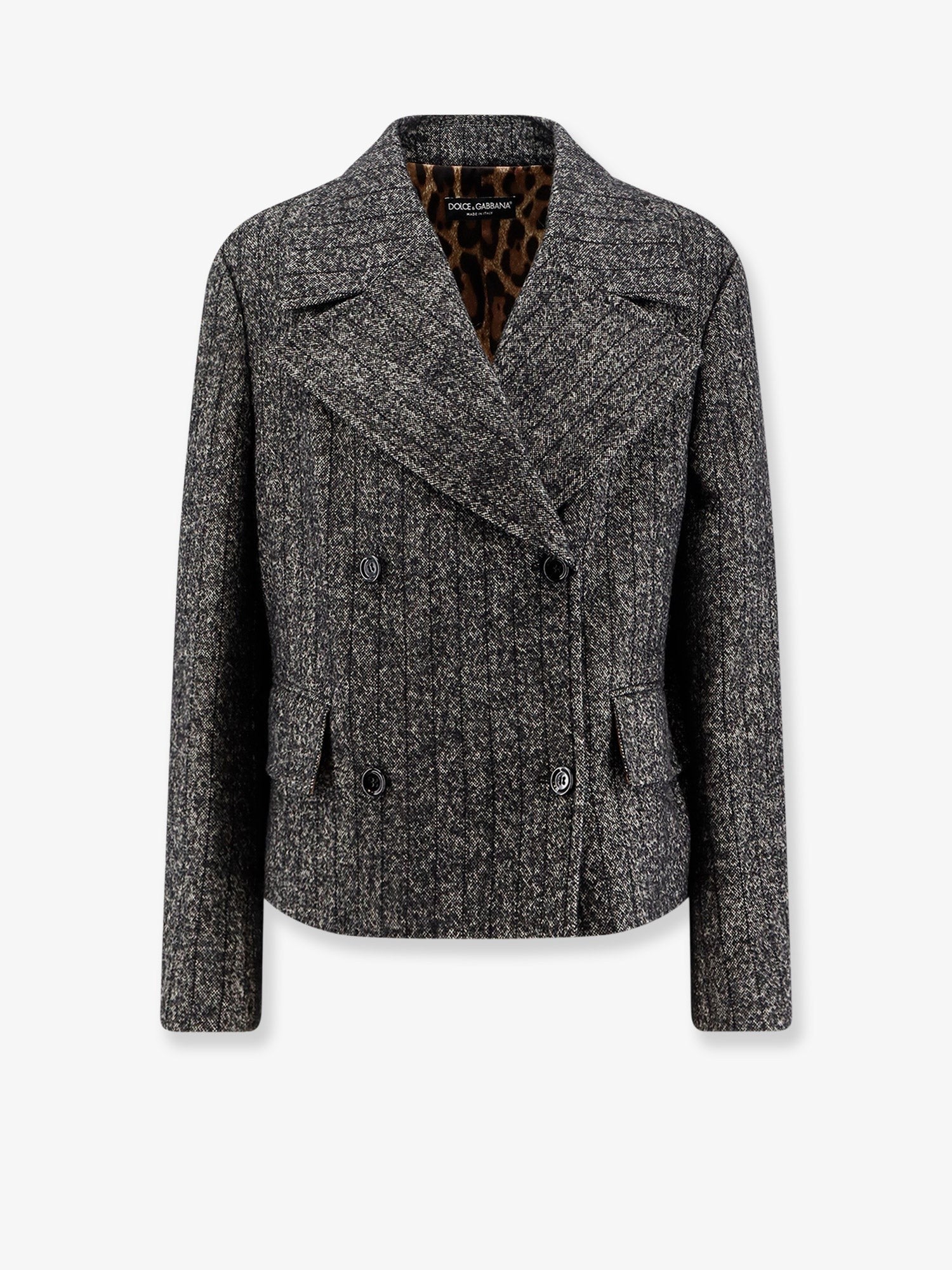 Dolce &amp; Gabbana Women's Striped Wool Blazer White