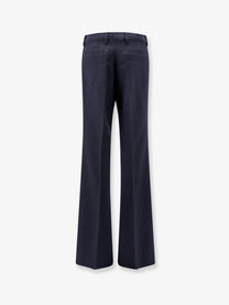 ETRO Women's Wool Blend Trousers Black