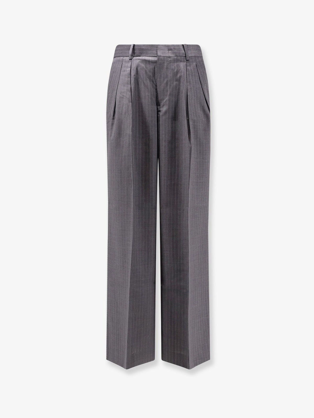 Tonywack Men's Wool Blend Trousers Grey