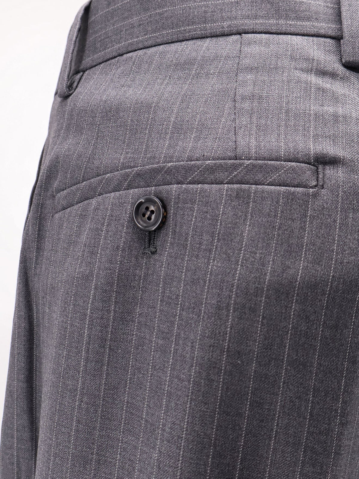 Tonywack Men's Wool Blend Trousers Grey