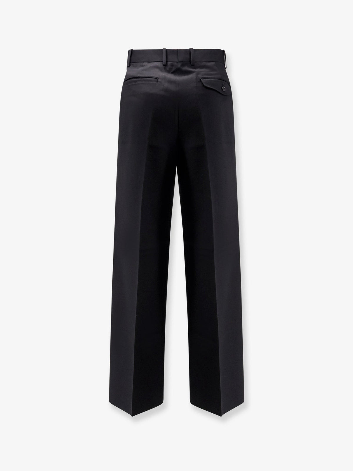 Tonywack Men's Wool Blend Unisex Trousers Black