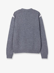 DUNST Men's Wool Cardigan Grey