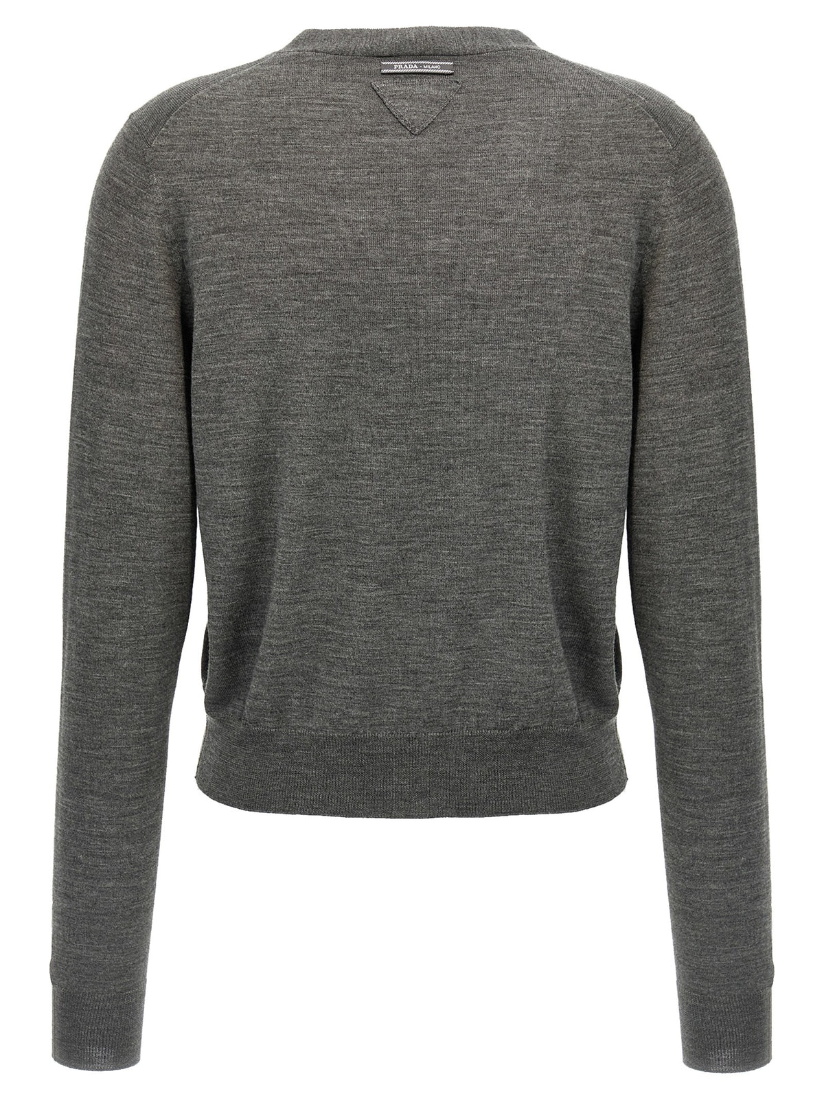 PRADA Wool Cardigan Grey