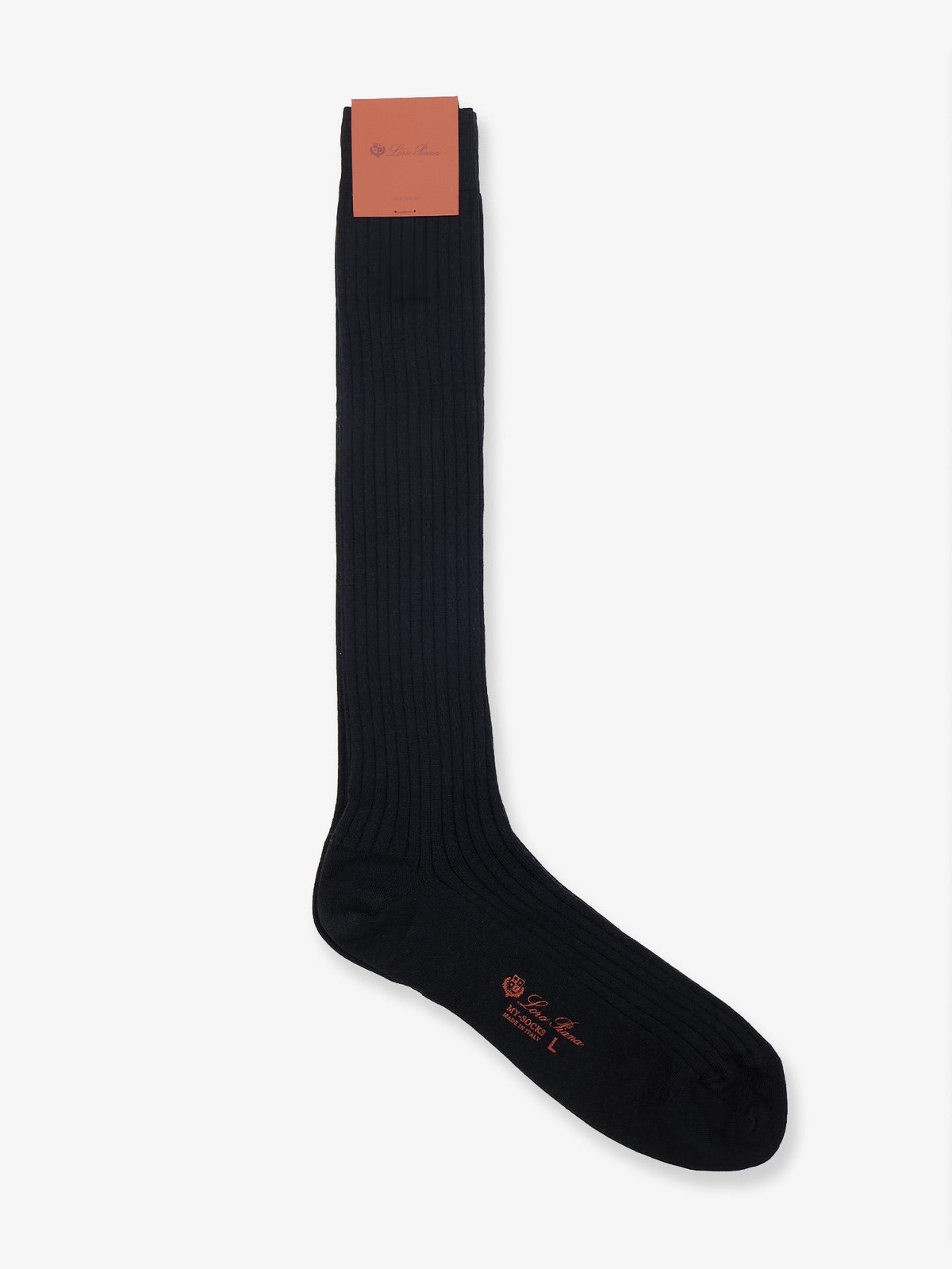 Loro Piana Men's Cashmere and Silk Socks Black