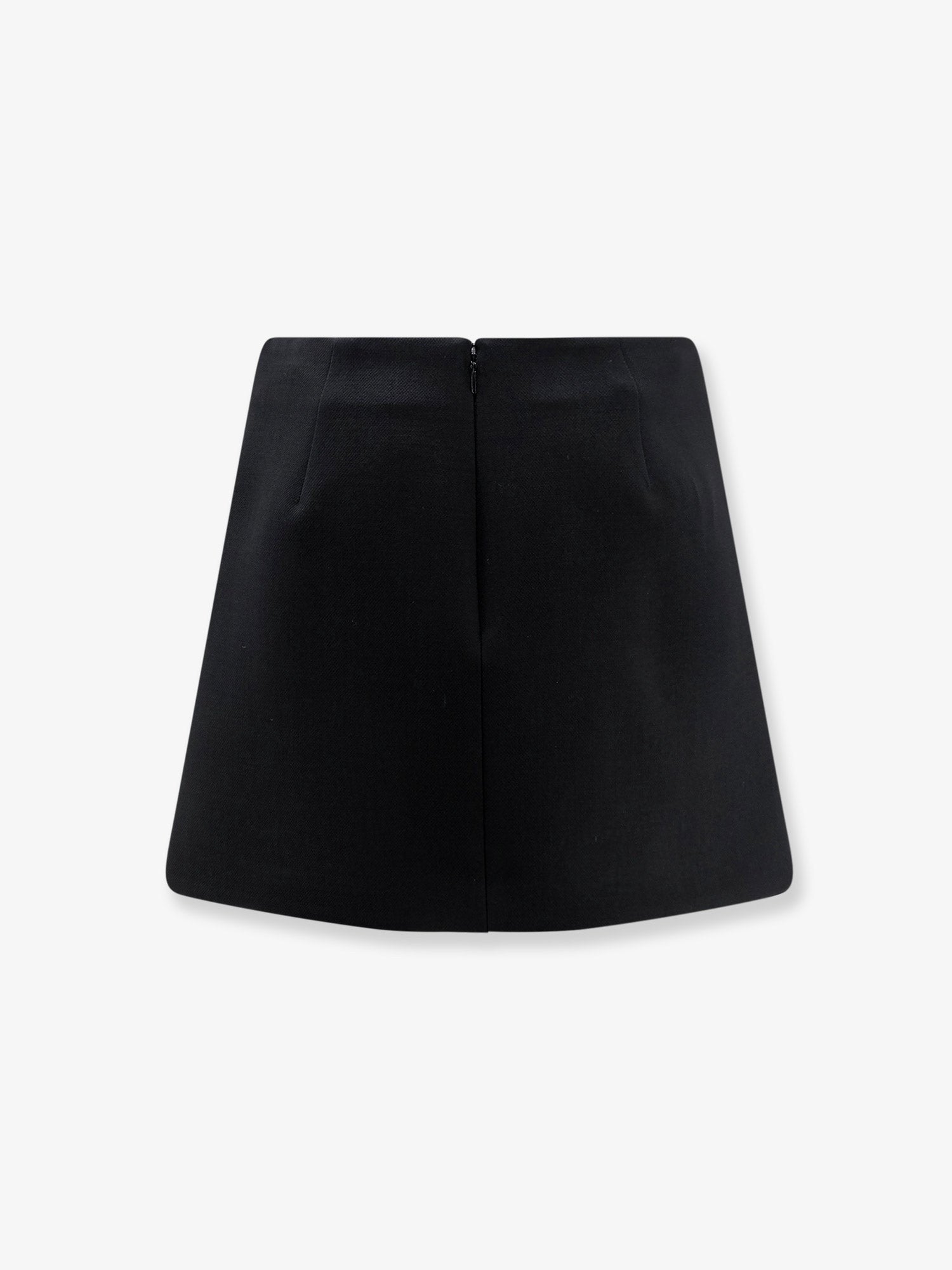 Gucci Women's Wool Crepe Skirt Black