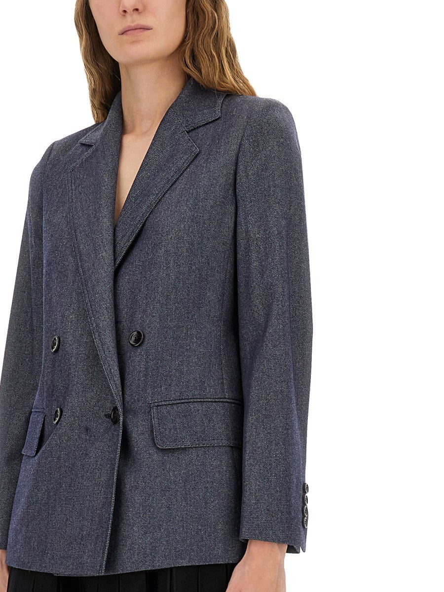 Max Mara Women's Wool Jacket Blue