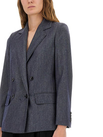 Max Mara Women's Wool Jacket Blue