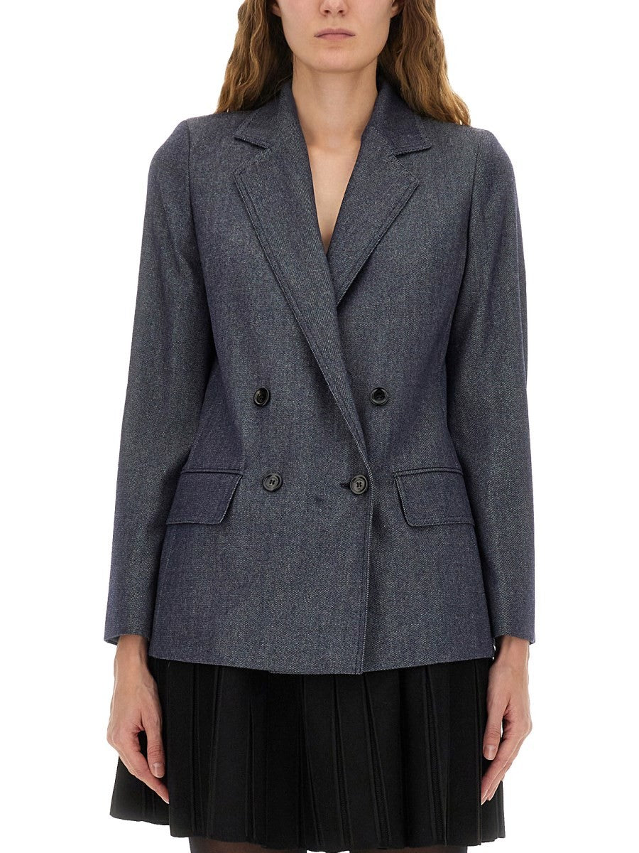 Max Mara Women's Wool Jacket Blue