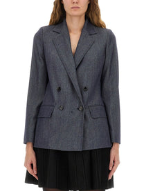 Max Mara Women's Wool Jacket Blue