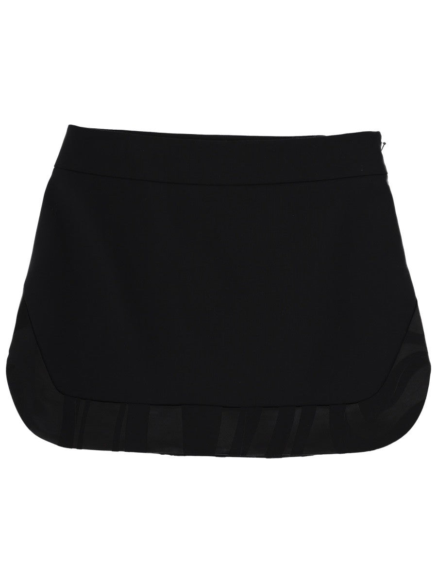 Pucci Women's Wool Miniskirt Black