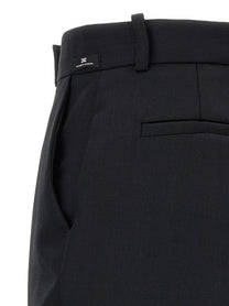 Elisabetta Franchi Wool Pants Black