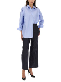 ASPESI Women's Wool Pants Blue