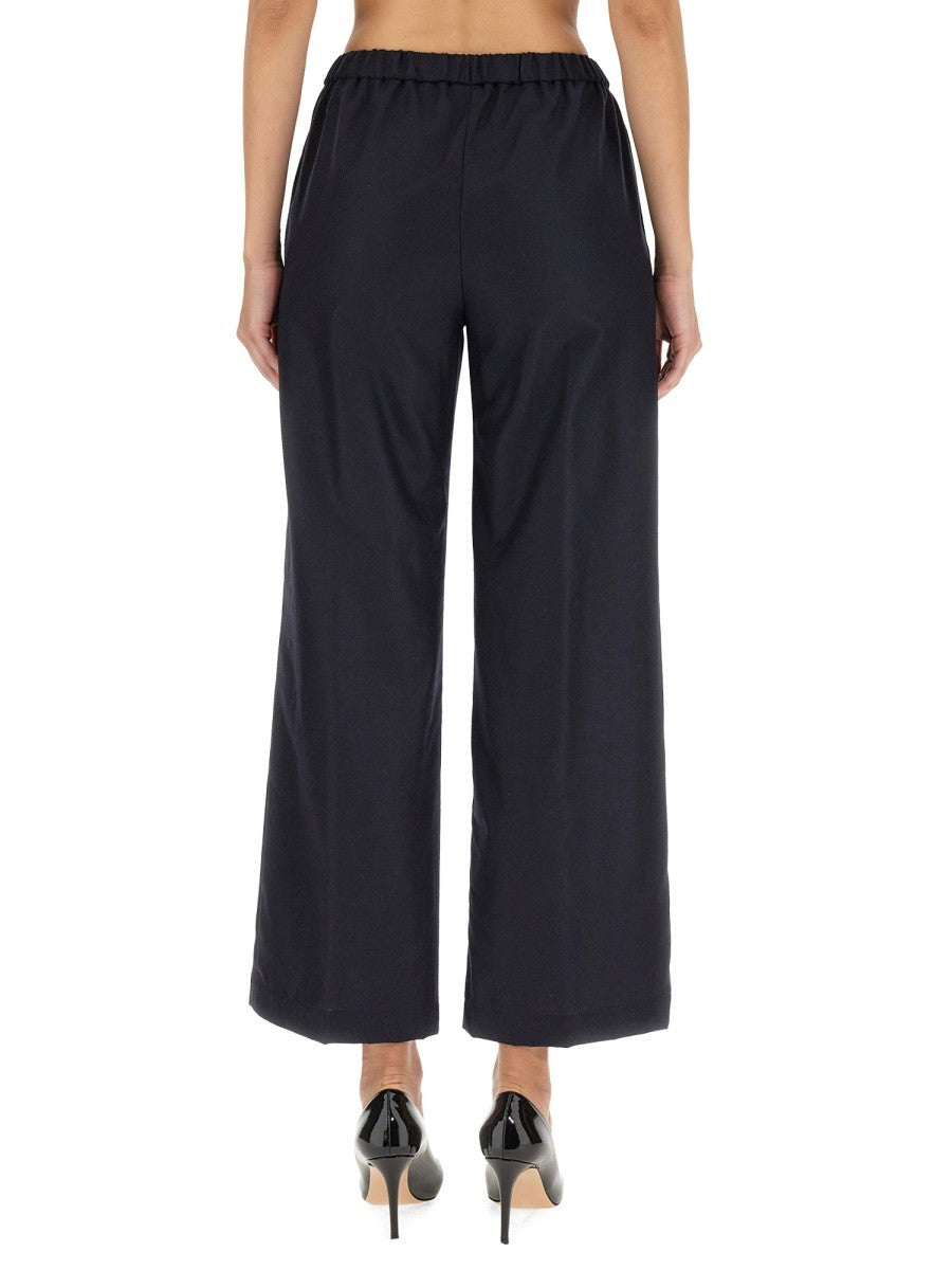 ASPESI Women's Wool Pants Blue