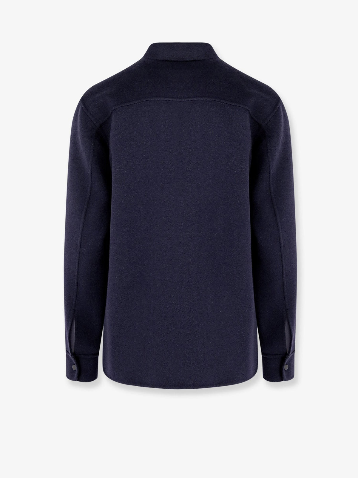 ASPESI Men's Wool Shirt Jacket Blue