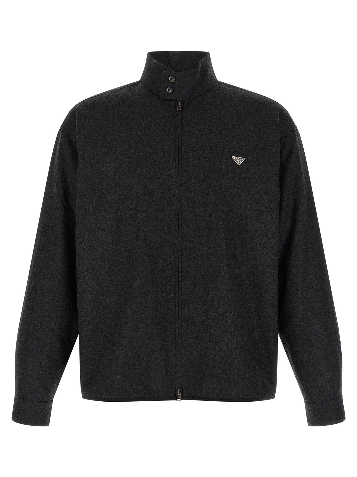 PRADA Wool Shirt Grey
