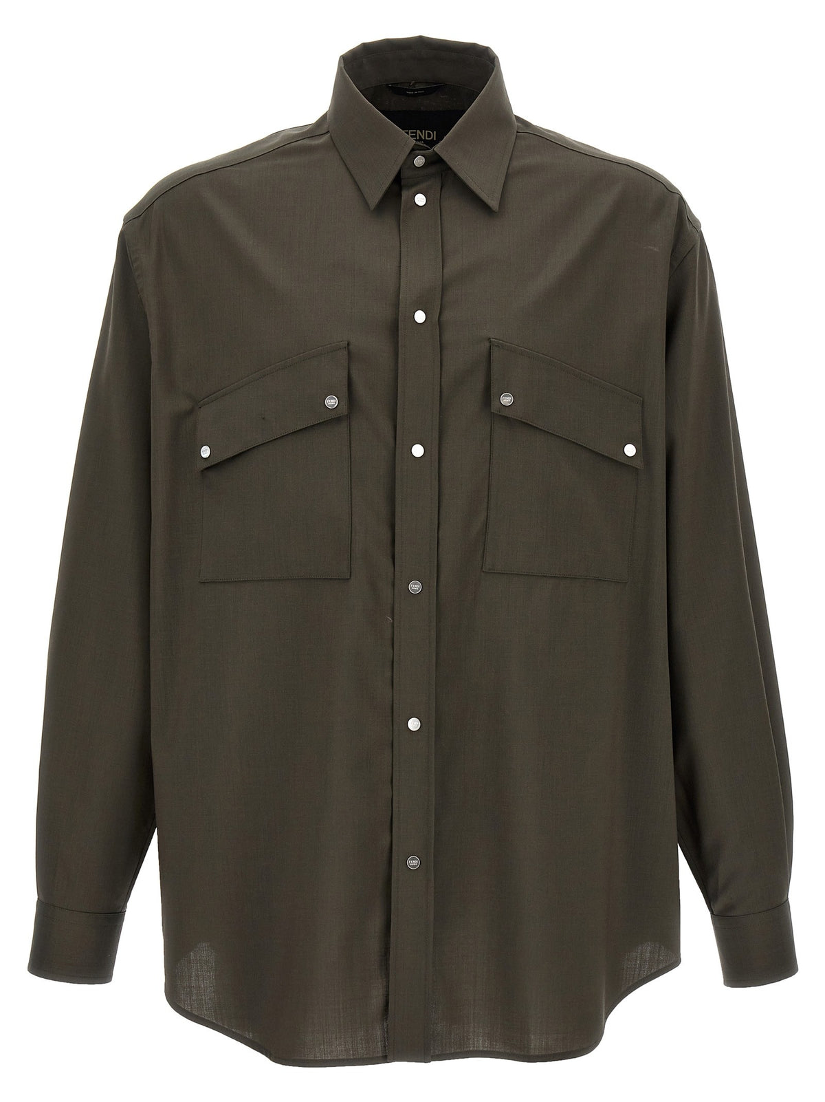 Fendi Wool Shirt Green