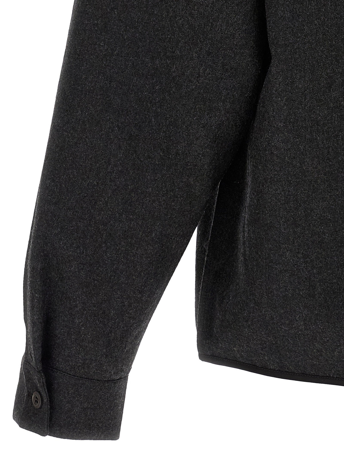 PRADA Wool Shirt Grey