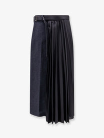 Sacai Women's Wool Skirt Black