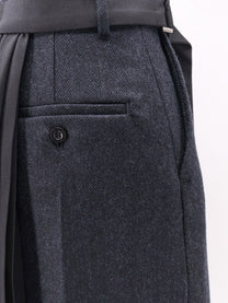 Sacai Women's Wool Skirt Black