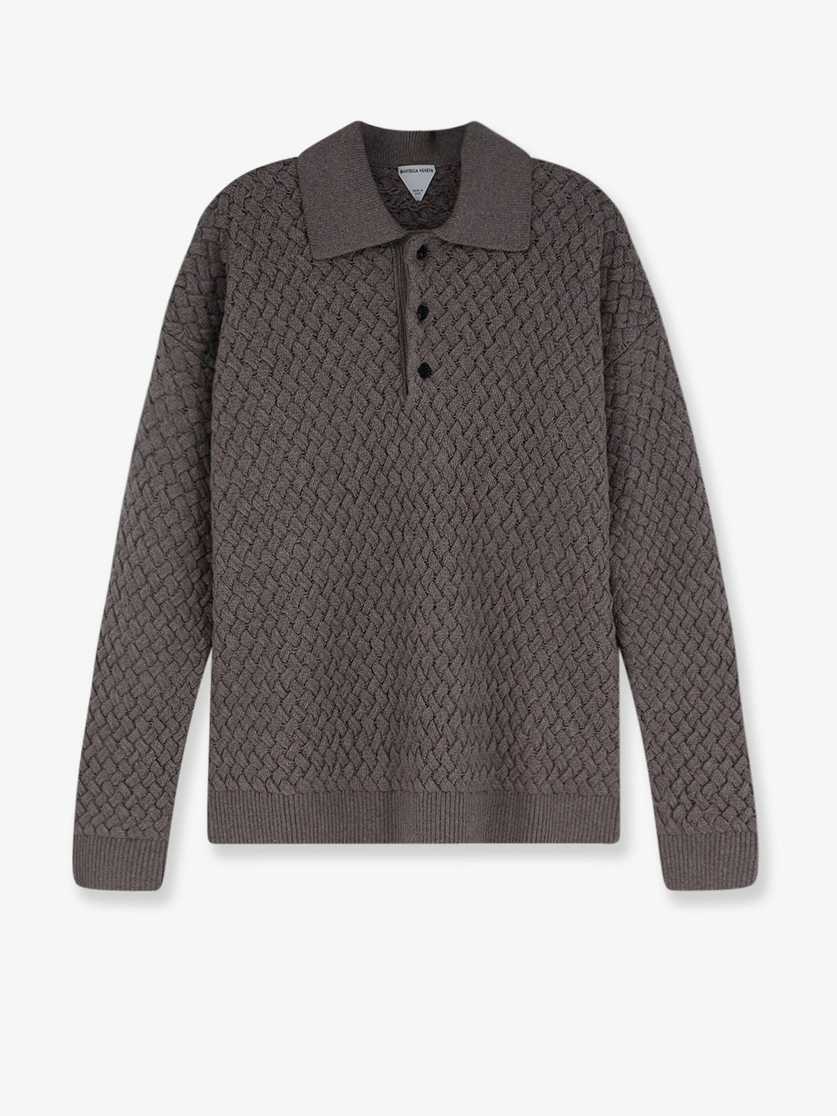 Bottega Veneta Men's Wool Sweater RIVERBED MELANGE