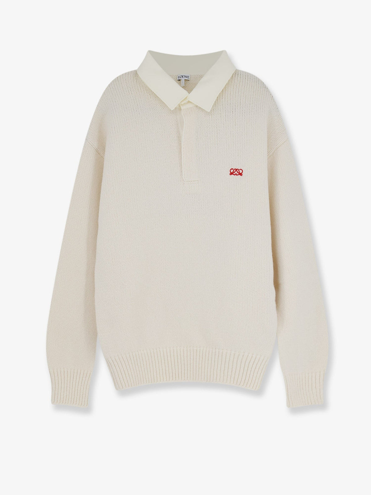 Loewe Men's Wool Sweater White