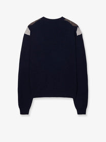 DUNST Men's Wool Sweater Blue