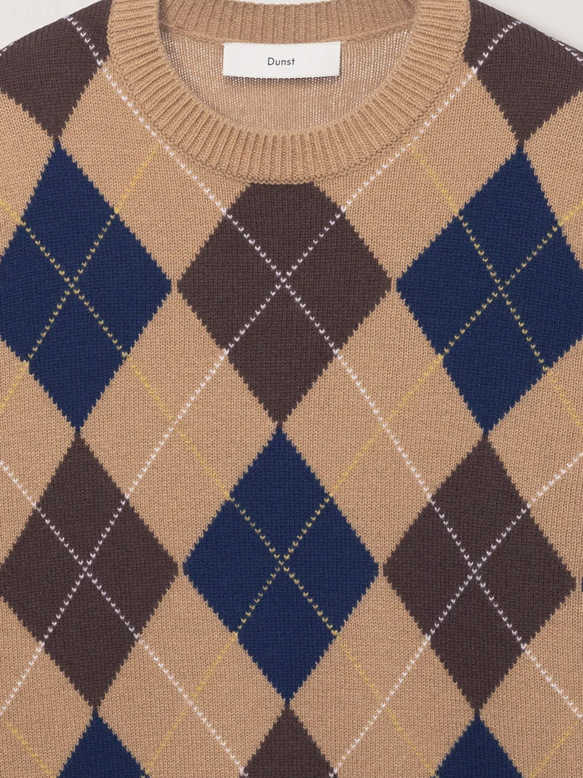 DUNST Men's Wool Sweater Beige