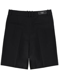 Balmain Men's Wool Tailored Shorts Black