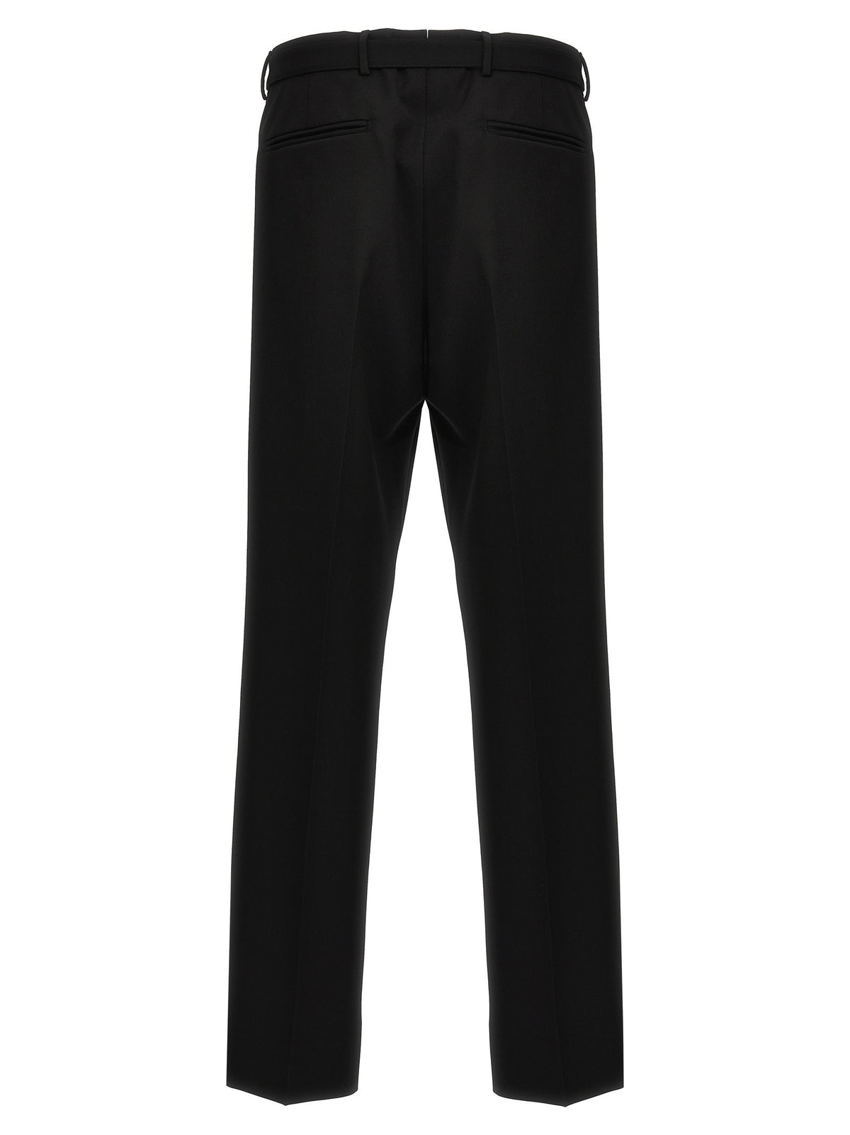 PRADA Wool Tailored Trousers Black