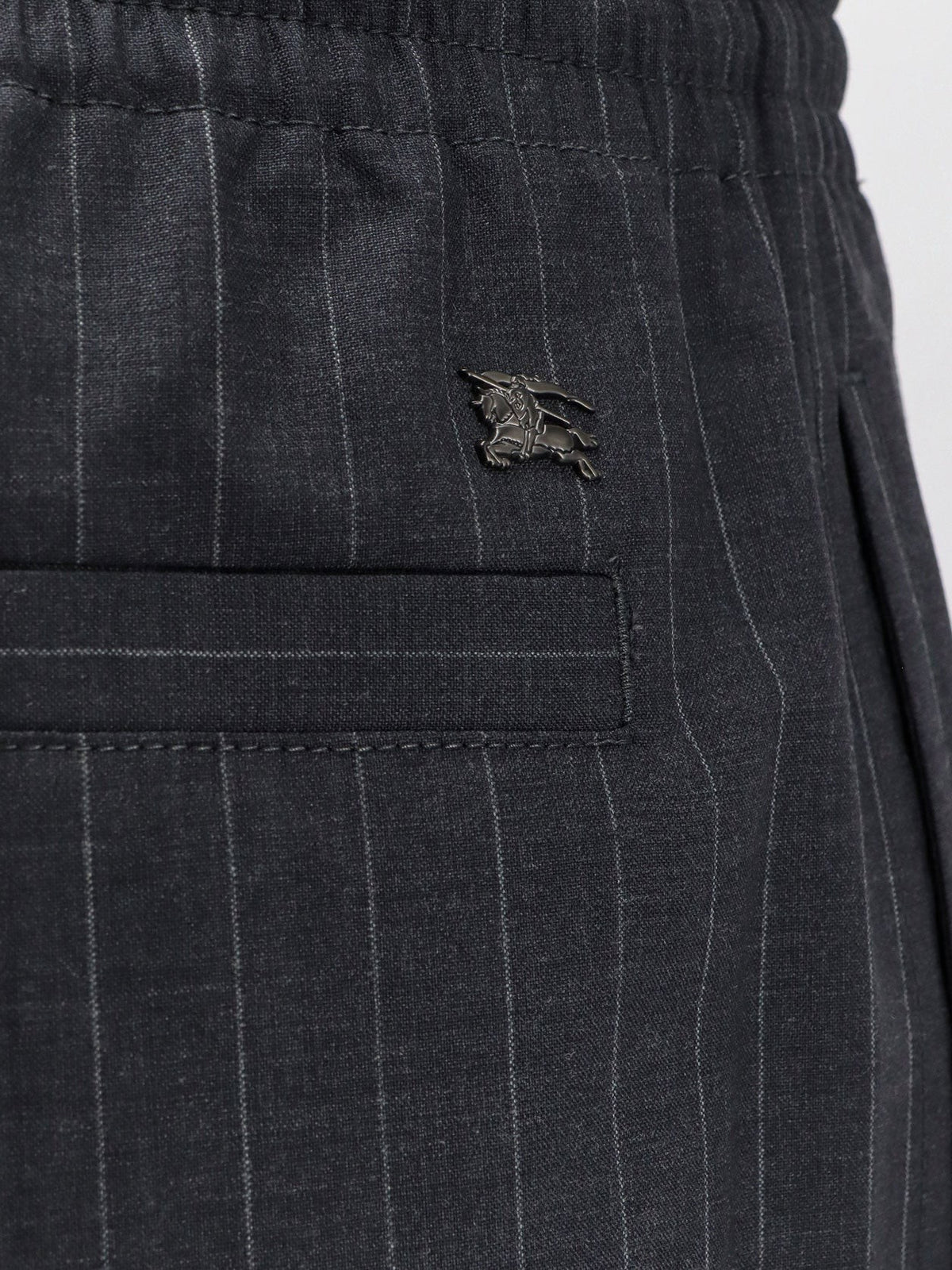 Burberry Men's Wool Trousers Grey