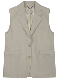Golden Goose Women's Wool Vest Beige