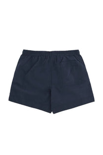 Woolrich men’s costume da bagno con blue navy blue athletic shorts with elastic waistband and side pockets
