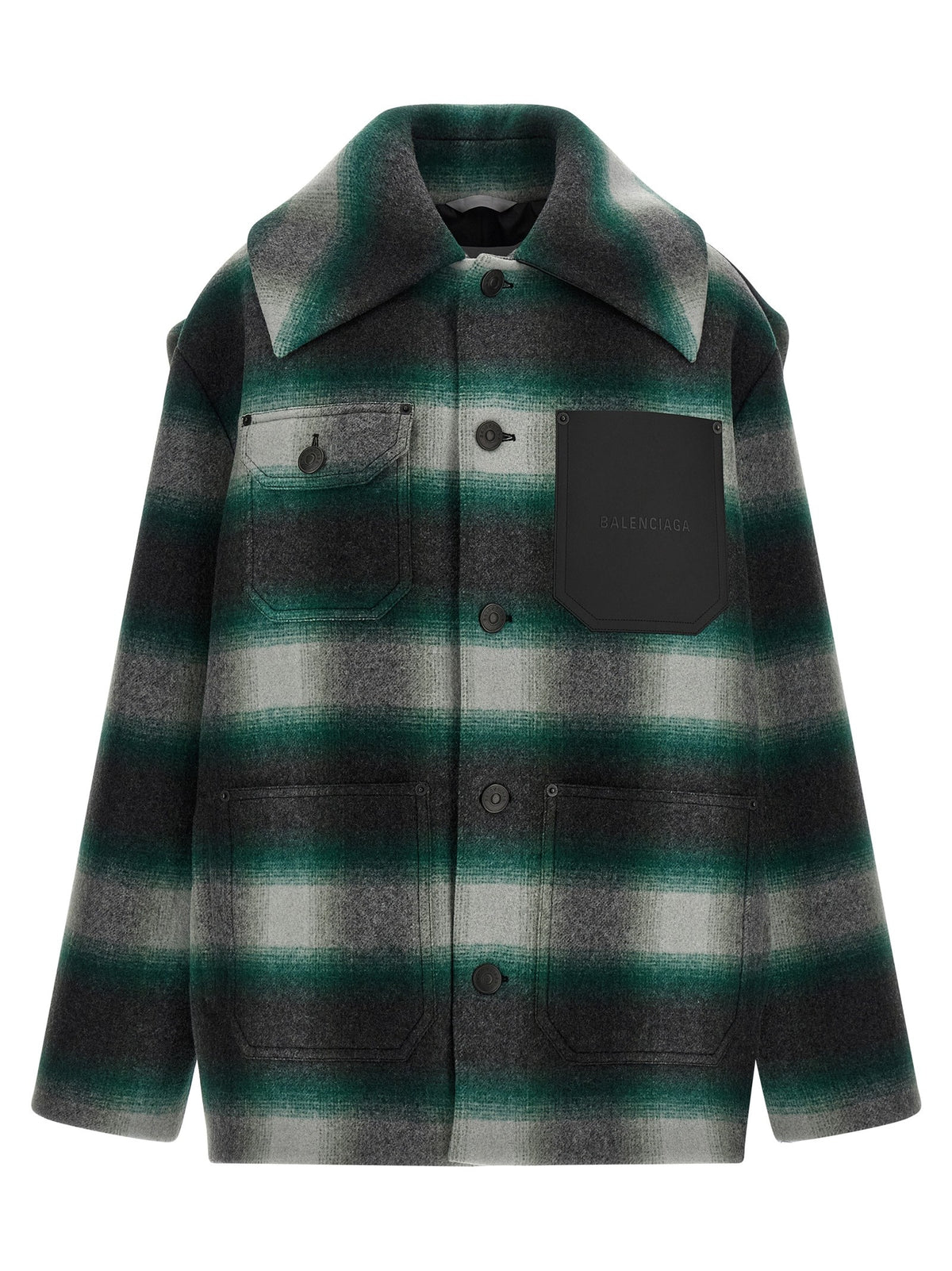 Balenciaga Workwear Cocoon Jacket Green