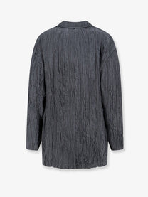 Alysi Women's Wrinkled Blazer Liquirizia