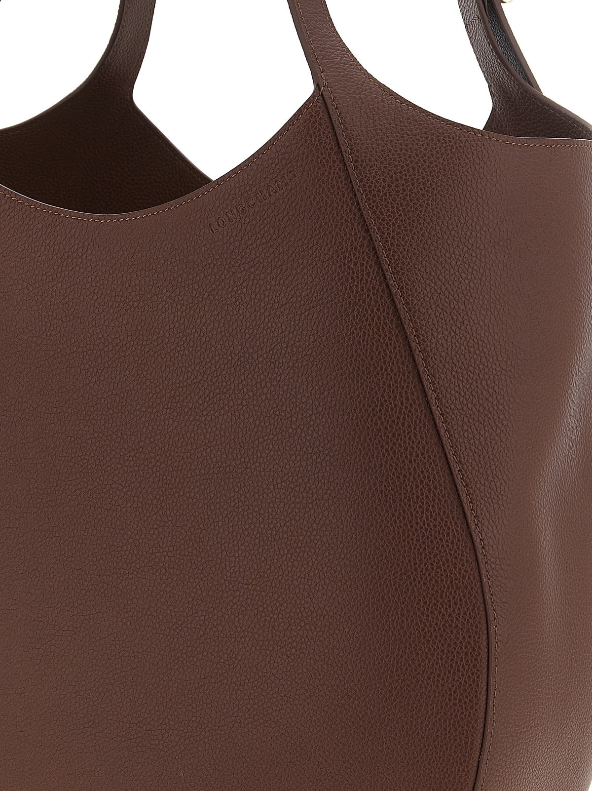 Longchamp XL Le Foulonné Shopping Bag Brown