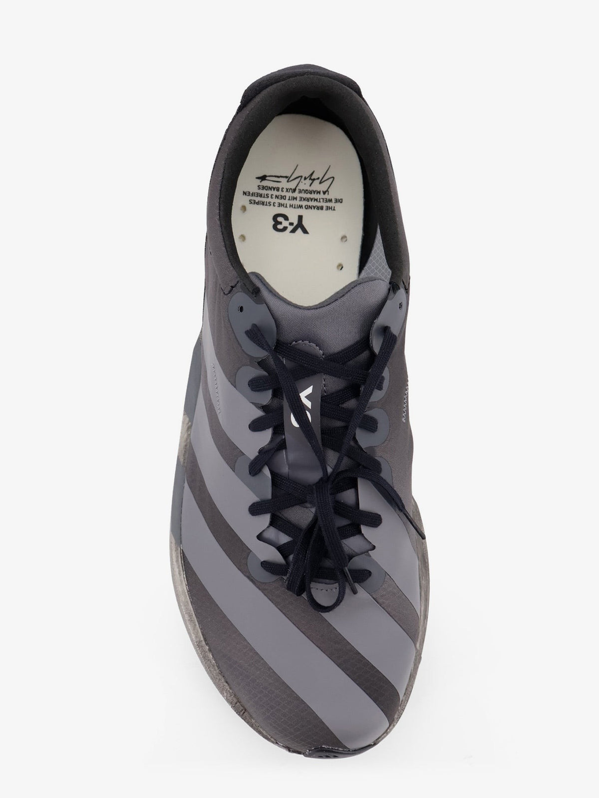 Y-3 Unisex Adios Stretch Mesh Sneakers Black