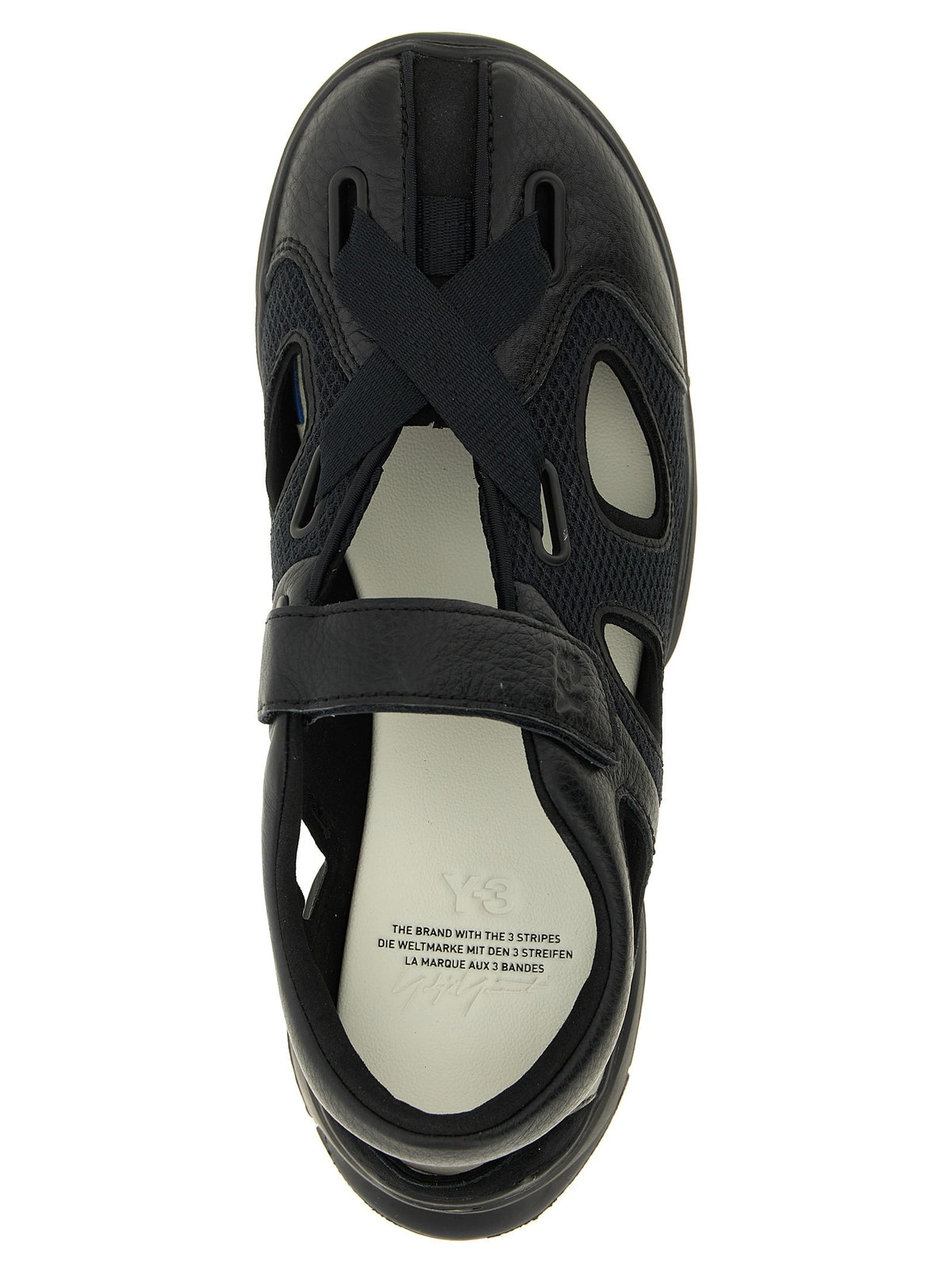 Y-3 Sandals Black
