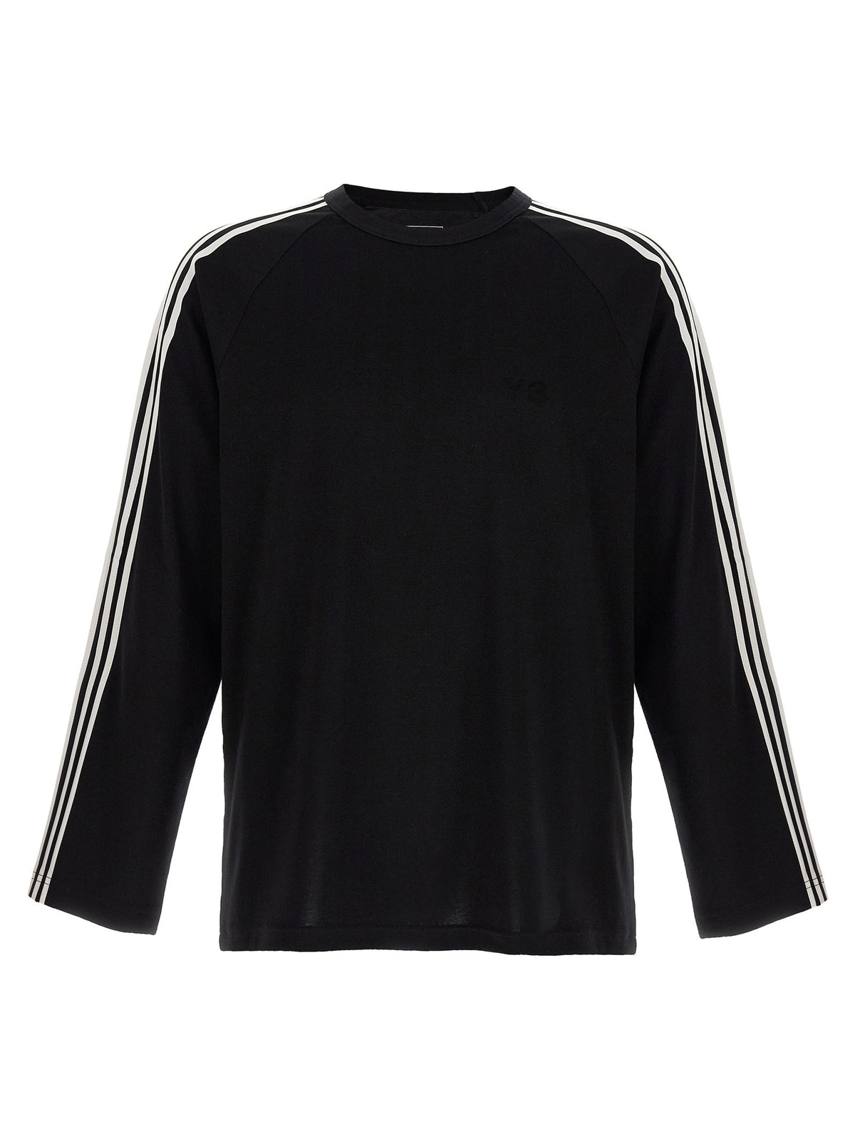 Y-3 Long Sleeve Tee Stripes Shirt White