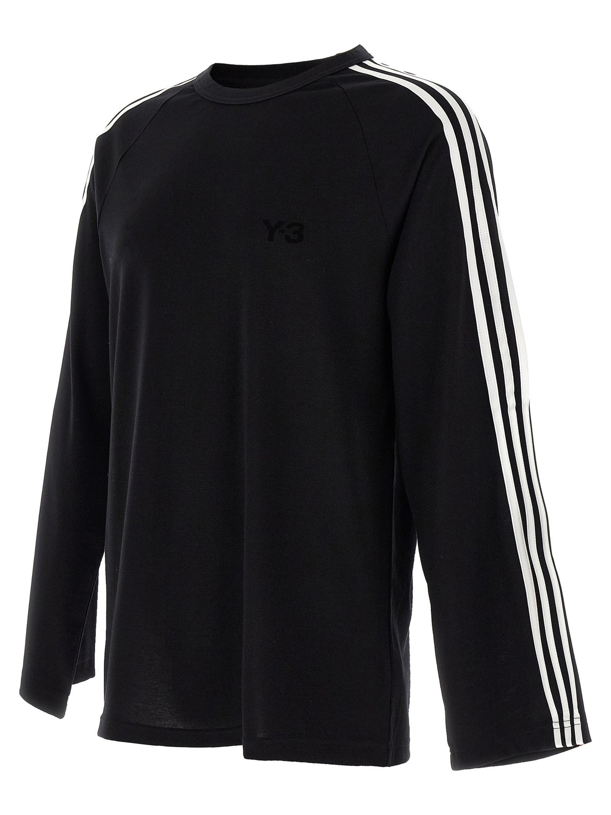 Y-3 Long Sleeve Tee Stripes Shirt White