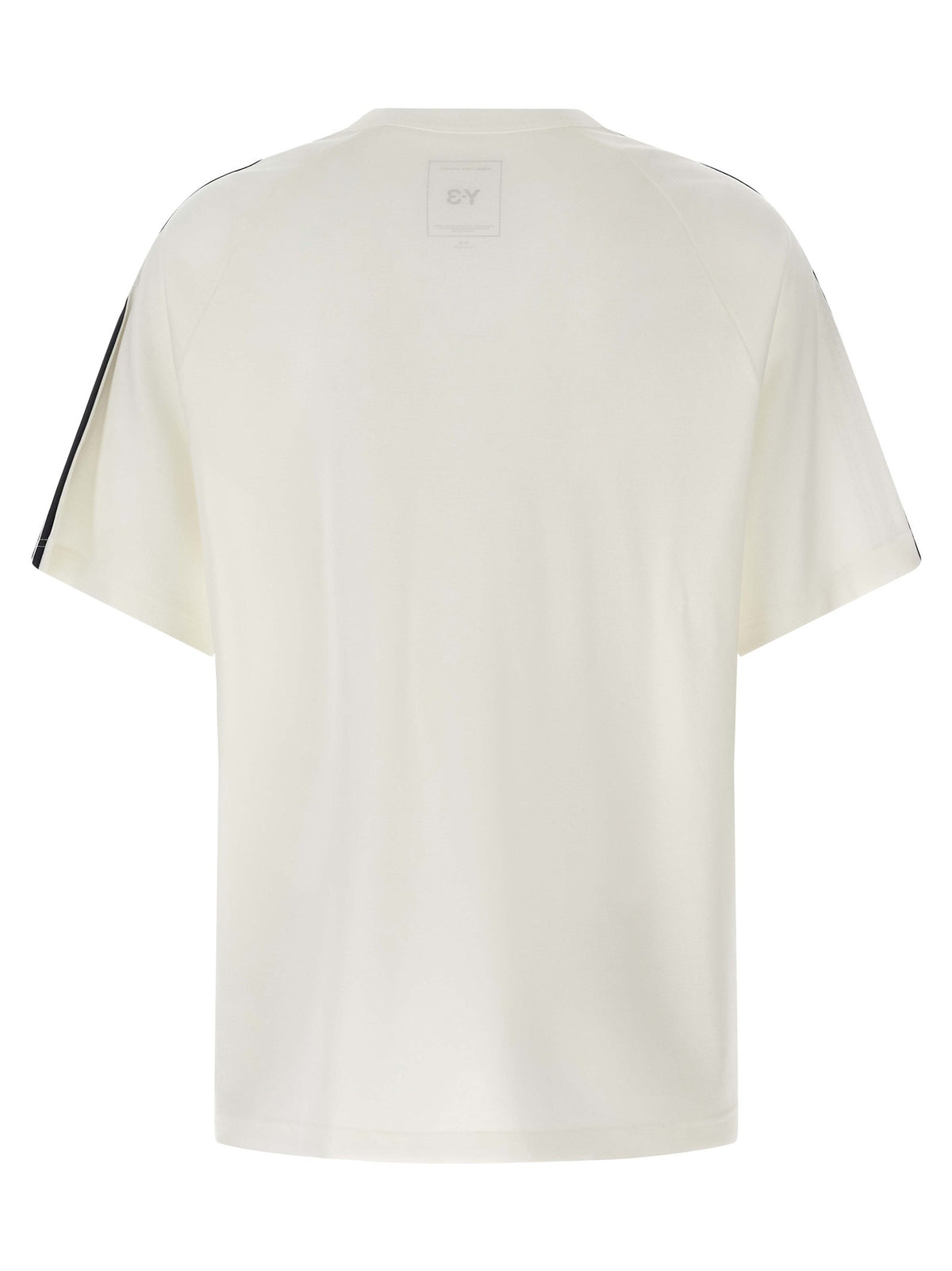 Y-3 Short Sleeve Tee Stripes Shirt White