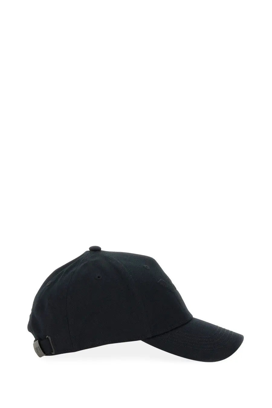 Black y-3 unisex baseball cap with structured crown and curved brim in durable fabric for casual wear