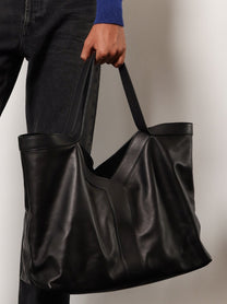 Saint Laurent Men's Large Shopping Bag Black