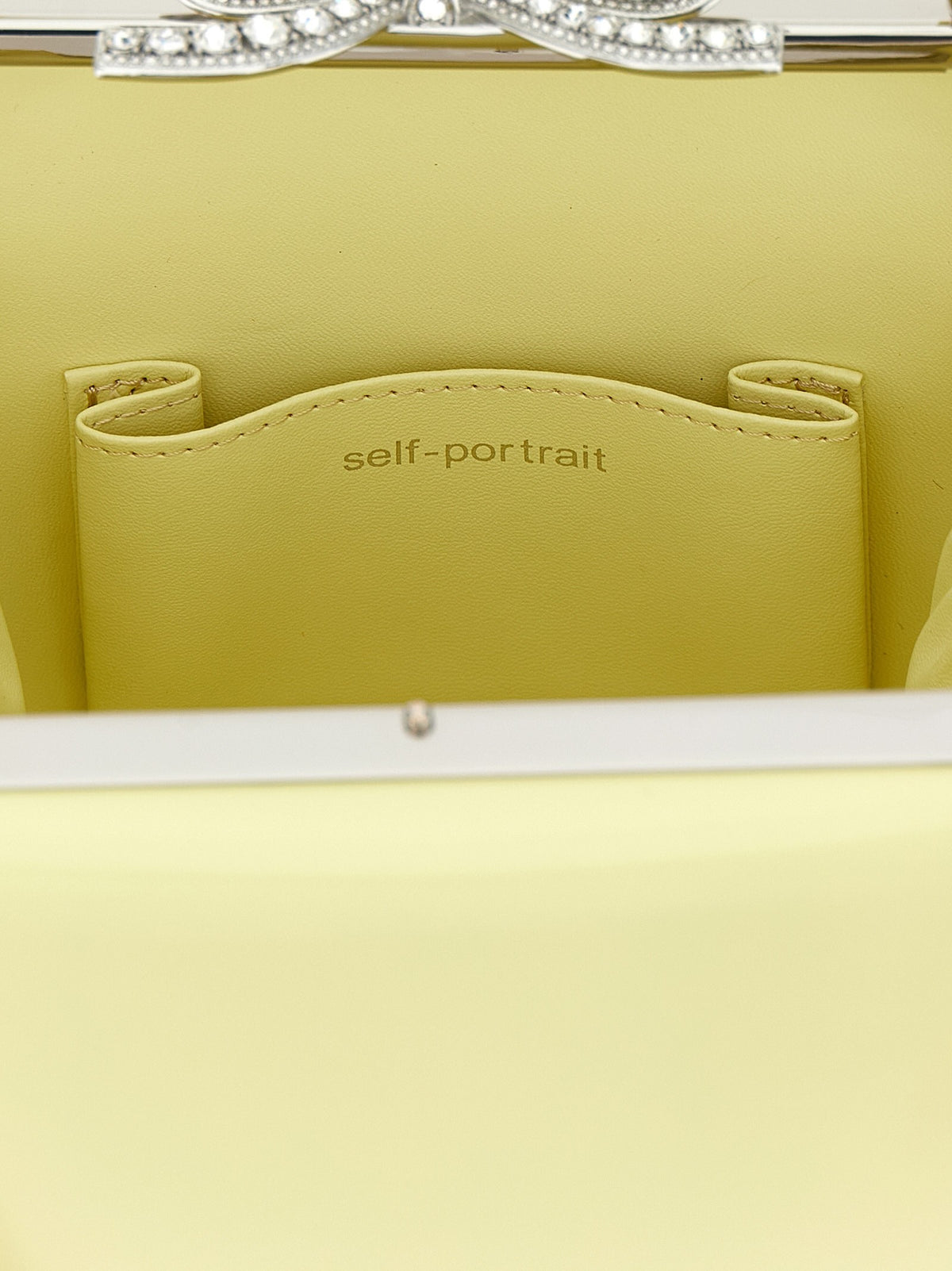 self-portrait Yellow Leather Bag Handbag Yellow