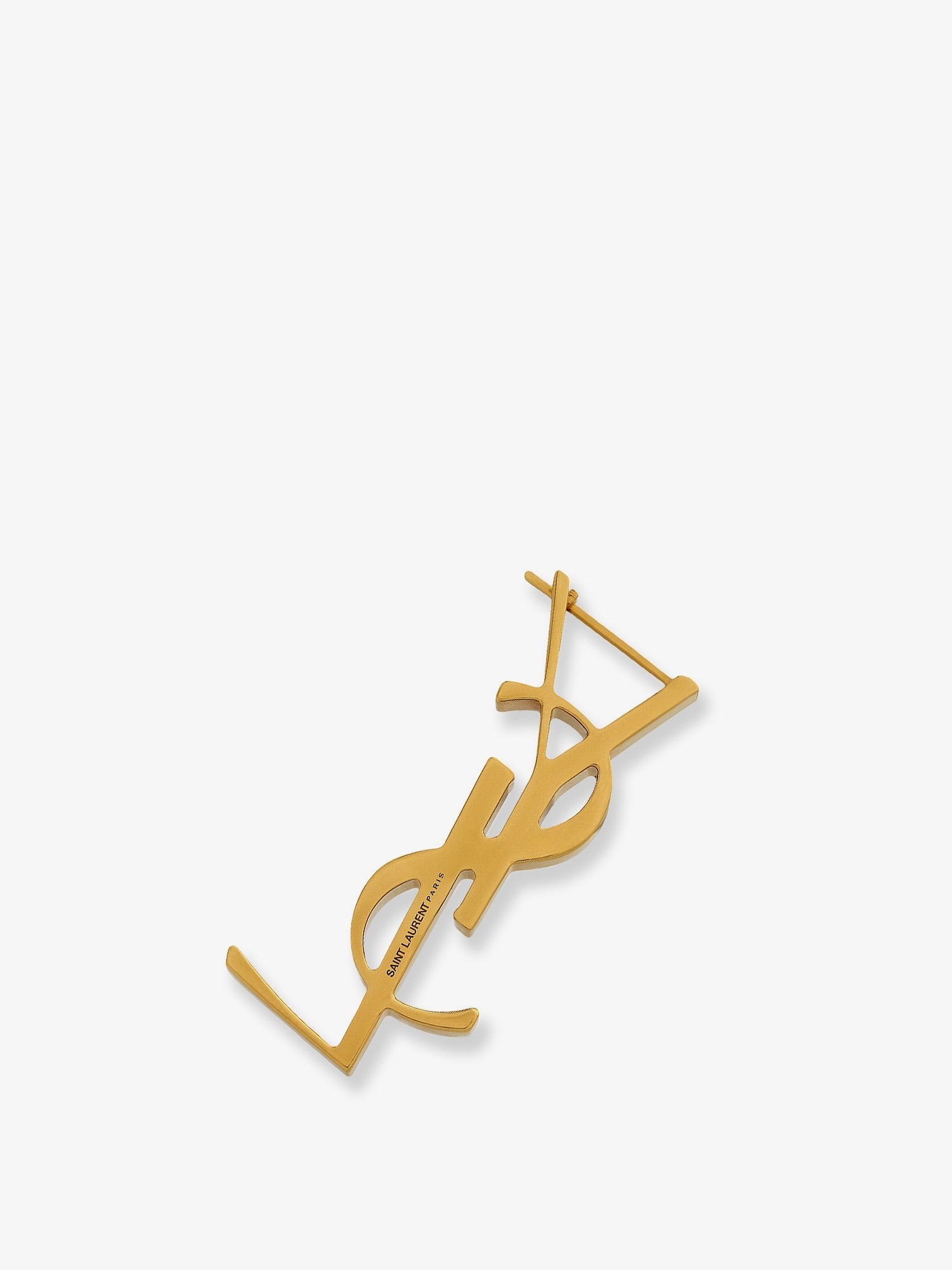 Saint Laurent Women's Ysl Single Earring Gold