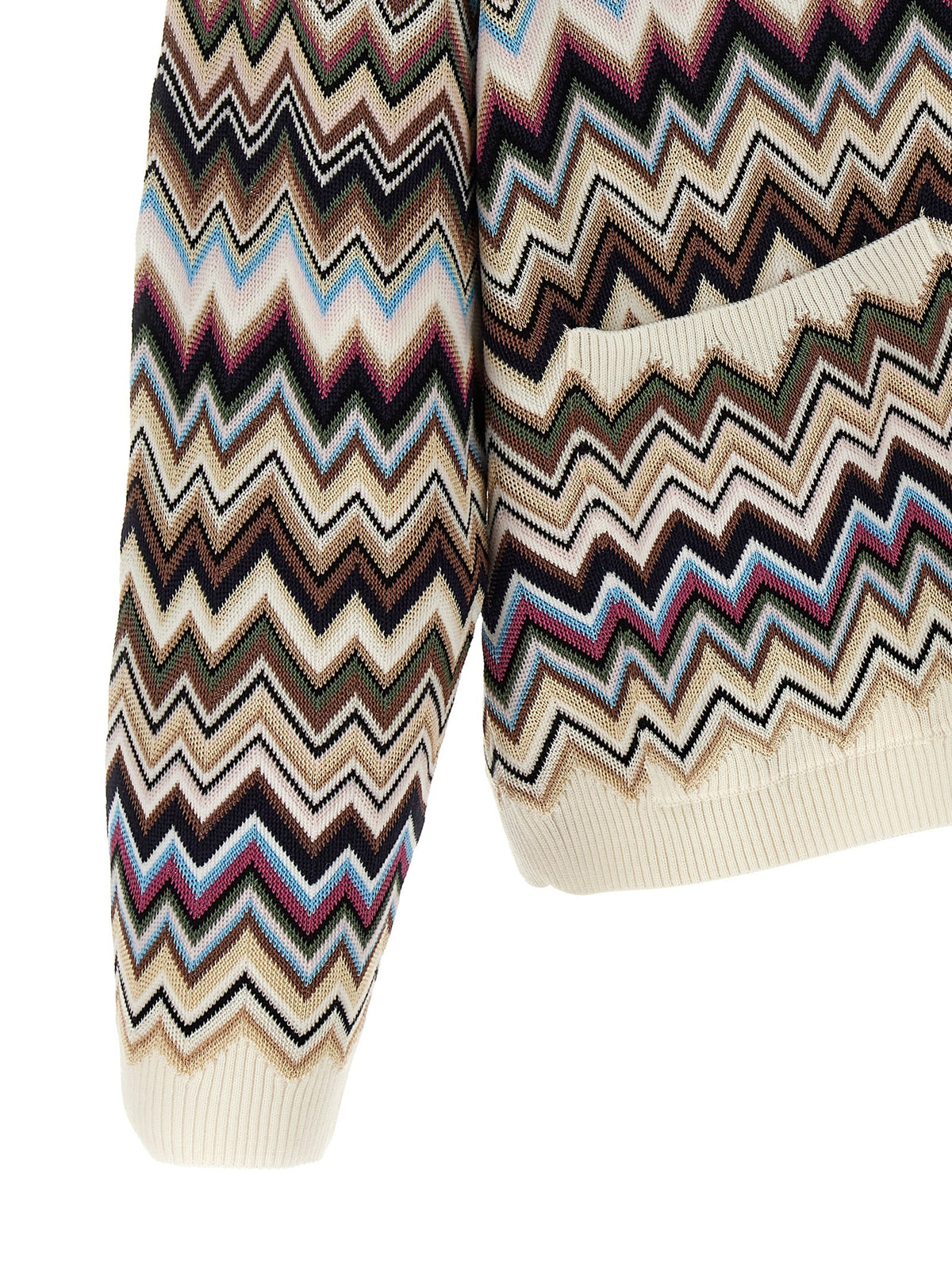 Missoni Zigzag Cardigan Gold