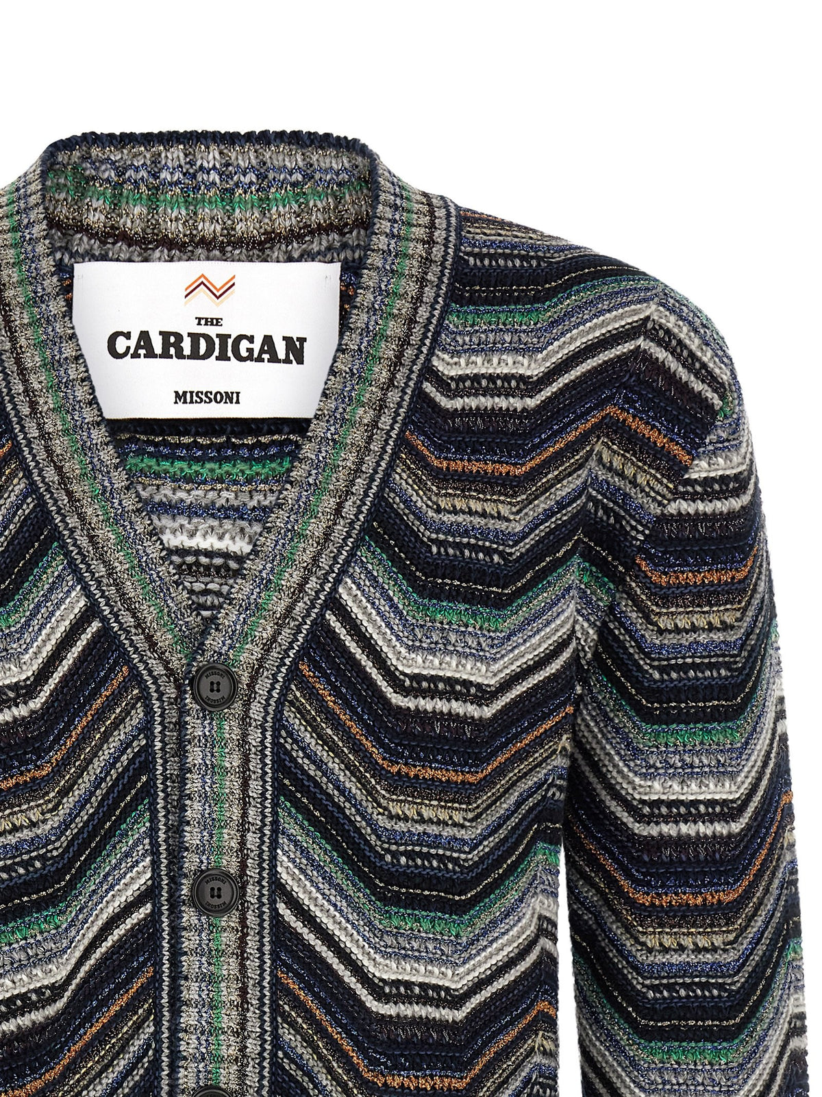 Missoni Zigzag Cardigan Gold