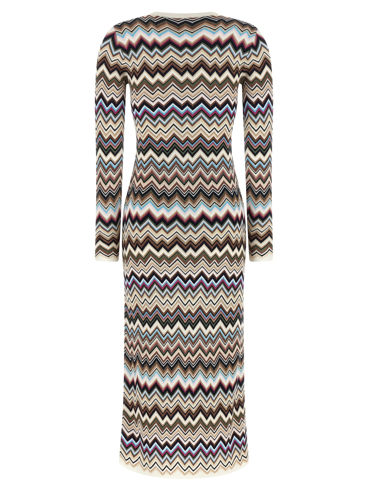 Missoni Zigzag Dress Gold