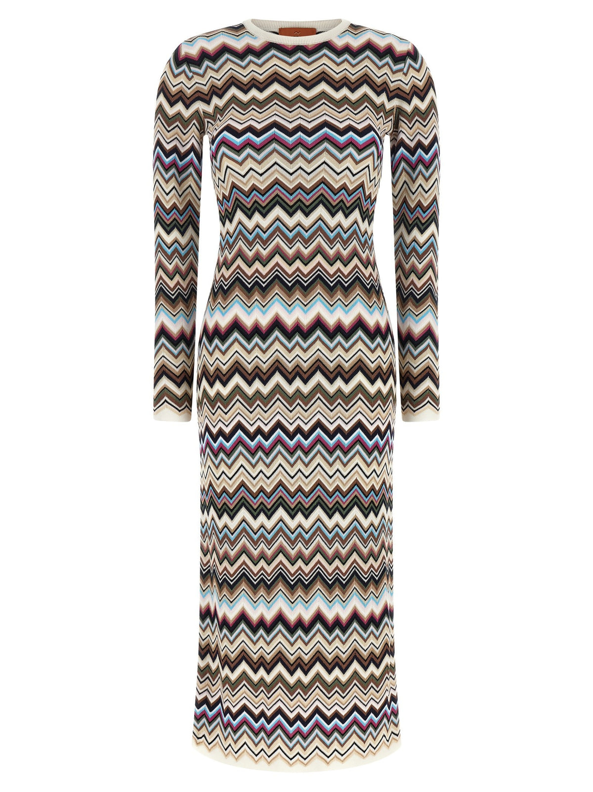 Missoni Zigzag Dress Gold
