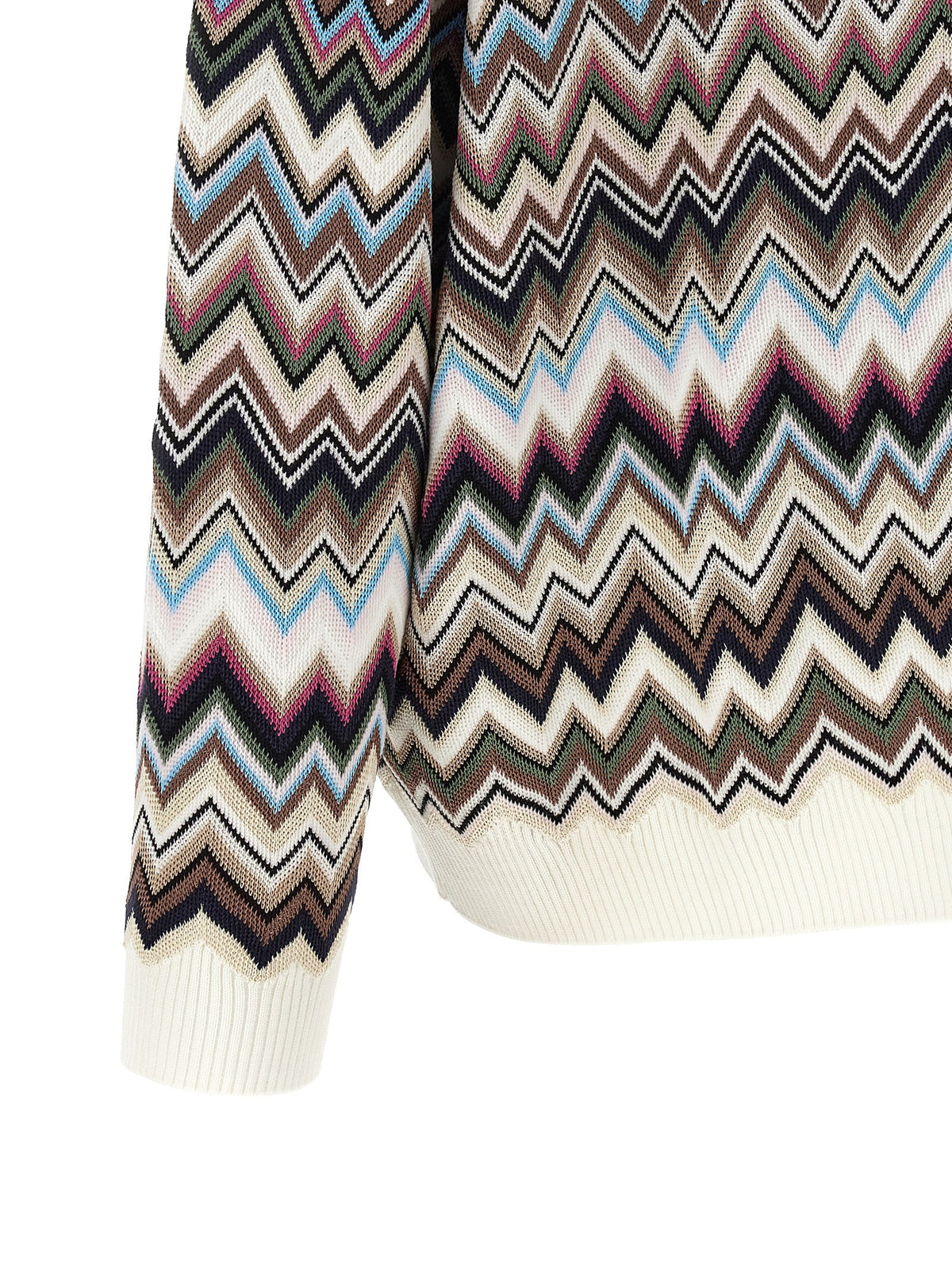 Missoni Zigzag Polo Shirt Gold