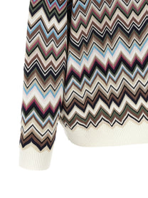Missoni Zigzag Polo Shirt Gold